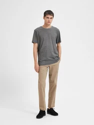 SELECTED HOMME T-Shirt SLHAspen dunkelgrau