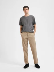 SELECTED HOMME Hose 'New Miles' camel/schwarz/wei