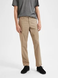 SELECTED HOMME Hose 'New Miles' camel/schwarz/wei