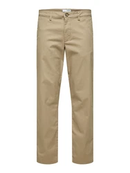 SELECTED HOMME Hose 'New Miles' camel/schwarz/wei