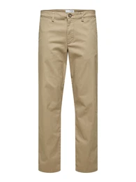 Hose 'New Miles' camel / schwarz / wei