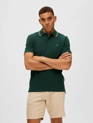 SELECTED HOMME Poloshirt SLHDante SPORT SS POLO NOOS beige/tanne