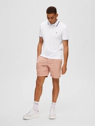 SELECTED HOMME Poloshirt SLHDante SPORT SS POLO NOOS navy/wei