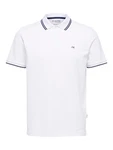 SELECTED HOMME Poloshirt SLHDante SPORT SS POLO NOOS navy/wei