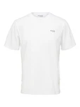 SELECTED HOMME T-Shirt SLHASPEN LOGO Weiß/Creme
