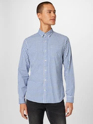 GAP Hemd blau/weiß