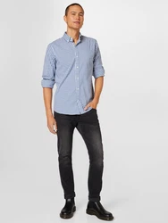 GAP Hemd blau/weiß