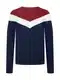 Key Largo Pullover 'MST RDIGER' navy / bordeaux / wei