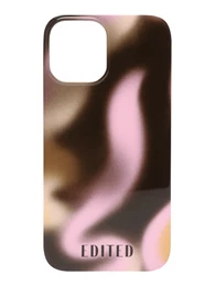 Smartphonehlle pastellgelb / lila / schwarz