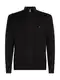 TOMMY HILFIGER Strickjacke rot / schwarz / wei