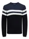 Only & Sons Pullover navy / dunkelblau / weiß