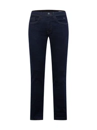 Jeans 'Twister' dunkelblau / hellbraun