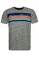 Superdry T-Shirt navy / cyanblau / graumeliert / koralle