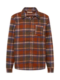Jacke navy / rostbraun / oliv / wei