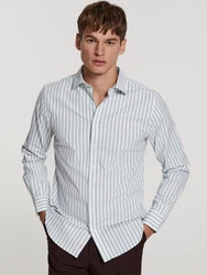 Shiwi Hemd Orlando pastellgrün/offwhite