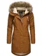 Ragwear Zimní parka 'Tawny'  béžová / hnědá