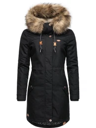 Zimní parka 'Tawny' hnědá / černá / bílá