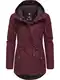 Ragwear Zimní parka 'Monadis'  červená