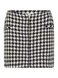 Sukně 'FLORENS' černá / bílá