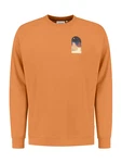 Shiwi Sweatshirt beige/dunkelblau/karamell