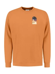 Shiwi Sweatshirt beige/dunkelblau/karamell