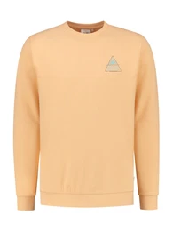 Sweatshirt aqua / pfirsich / schwarz