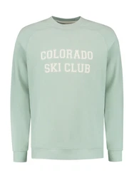 Shiwi Sweatshirt 'Colorado' mint/weiß