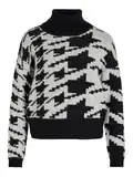 Jacquard džemperi s dolčevitom image
