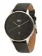LACOSTE Analoguhr und Armband schwarz / silber