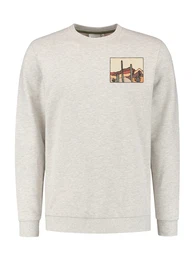 Sweatshirt beige / braun / graumeliert / apricot