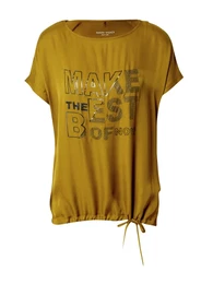Gerry Weber T-Shirt Donna Maniche Corte - In Lyocell E Cotone, Stampa Frontale