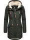 Ragwear Zimní parka 'Elsie'  tmavě zelená