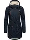 Ragwear Zimní parka 'Elsie'  modrá / námořnická modř / bílá