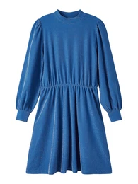 Šaty 'Runa' tmavě modrá / zlatá