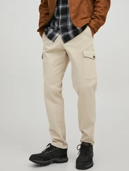 JACK & JONES Hose 'OLLIE BOWIE' beige