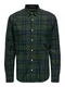 Only & Sons Hemd ''''Ari'''' dunkelblau / dunkelgrün / weiß