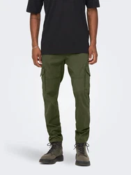 Only & Sons Hose 'ONSDean' oliv