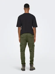 Only & Sons Hose 'ONSDean' oliv