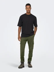 Only & Sons Hose 'ONSDean' oliv