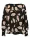 VERO MODA Bluza 'LYDIA'  pesek / črna
