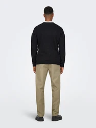 Only & Sons Hose 'Edge' dunkelbeige