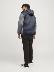 Jack & Jones Plus Jacke JJEmulti marine/graumeliert/orange