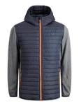 Jack & Jones Plus Jacke JJEmulti marine/graumeliert/orange