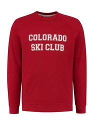 Shiwi Sweatshirt 'Colorado' rot/weiß
