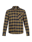 Shiwi Hemd 'Brad' navy/gelb