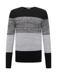 Key Largo Pullover 'Jogi' (MST00087) graumeliert/schwarz/schwarzmeliert