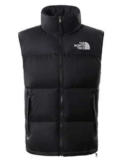 THE NORTH FACE Weste '1996 Retro Nuptse' hellgrau/schwarz