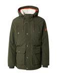 Indicode Jacke West oliv / orange