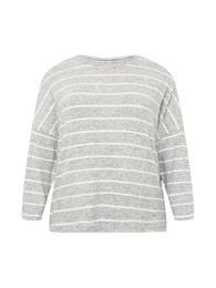Tričko šedá / offwhite