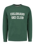 Shiwi Sweatshirt 'Colorado' dunkelgrün/weiß